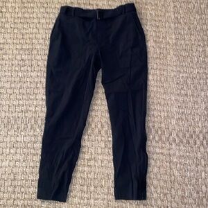 Athleta Performance Trekkie Belted Pant black sz 8